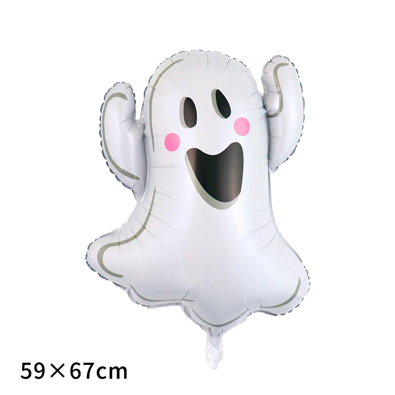 クロスボーダー新しいハロウィンバルーン装飾ゴーストフェスティバルアルミフィルムバルーンゴーストカボチャハロウィンテーマ漫画バルーン|undefined