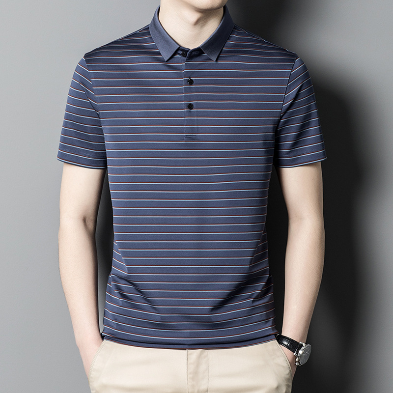 Men's silk T-shirt