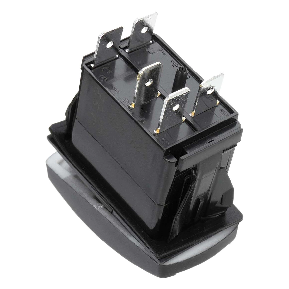 12V24V автомобиль лодка прицеп яхта автомобиль двойной светодиодный кулисный переключатель автомобильный переключатель переопределения вентилятора тумблер