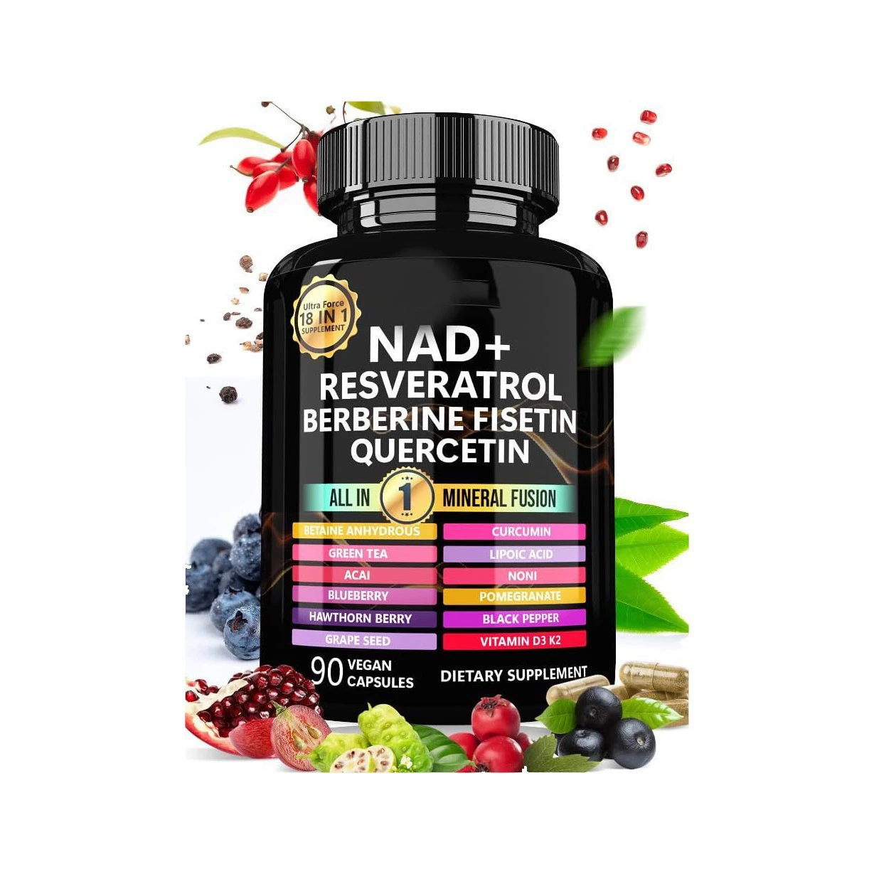 Самые продаваемые капсулы NAD в США, пищевые добавки