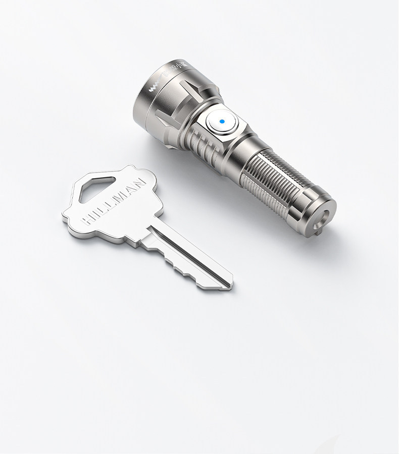 Mini Flashlight with Strong Light, Rechargeable, Outdoor Long-Range, Ultra-Long Battery Life, Super Bright, Durable, Household Use, Small Portable Keychain