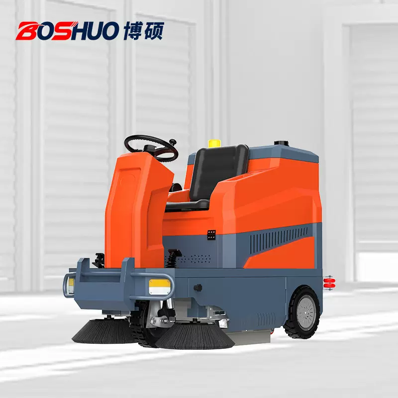 多功能清洁扫地机智能电动工厂保洁物业学校驾驶式高压喷雾扫地车