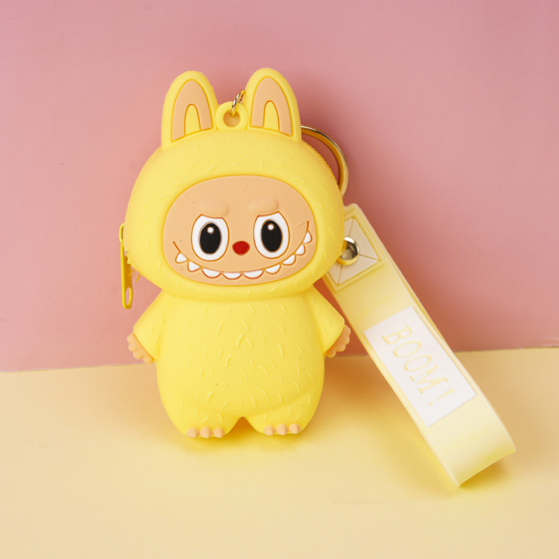 メーカーが生産するネズミ駆除パイオニアラブブキーホルダーペンダントシリコンバッグかわいい子供用小銭入れ|undefined