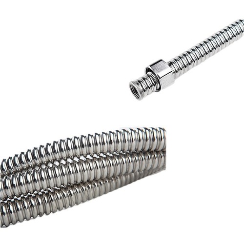 304 stainless steel corrugated pipe, 4/6/1 inch cold water heater inlet and outlet flexible hoses, full circle encrypted tube