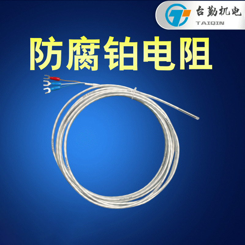 防腐热电偶耐酸碱Pt100温度传感器酸碱池电镀厂专用探头PT1000