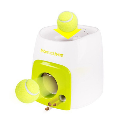 Pet dog feeder reward tennis machine toy dog ​​interactive toy baseball reward machine dog feeder