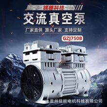 锦穗科技220V50Hz750W真空泵静音小型无油微型负压泵气泵