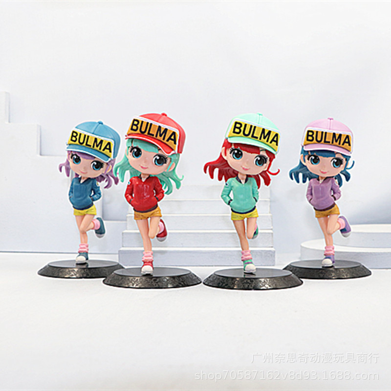 4 Dragon Ball Burma hand-made alalalei Girl Toy model doll machine twisted egg doll model ornaments