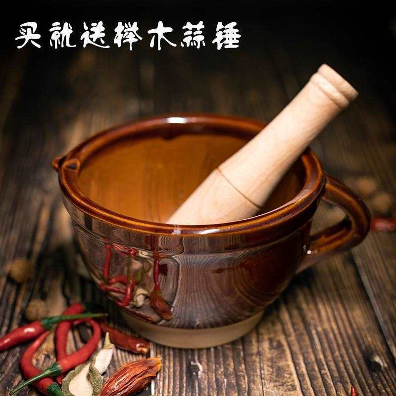 傣味舂鸡脚工具舂钵实木捣蒜器云南舂桶大号木质擂钵傣族老式对窝