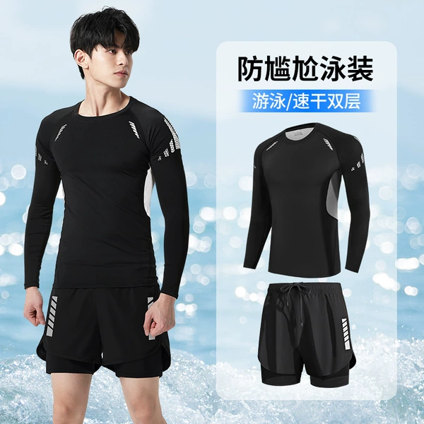 Silk set, quick dry long-sleeve