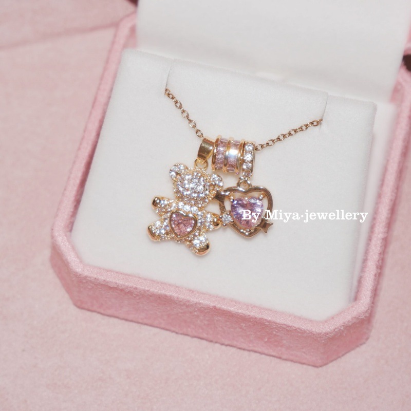 MZ3132 베어러브 목걸이 골드