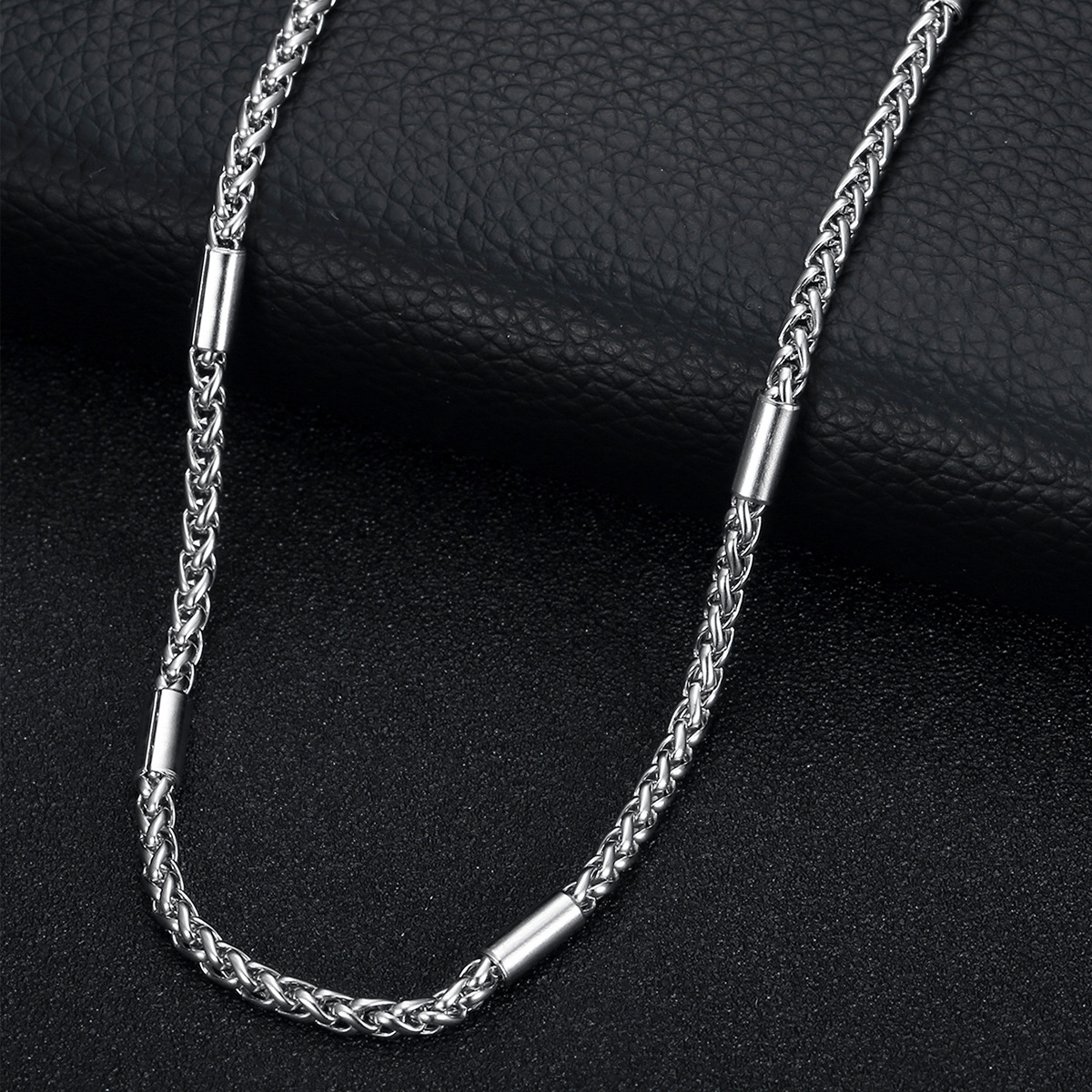 25g Weight Men's Hip-Hop Necklace Solid Color Dragon Titanium Steel Men's Chain Necklaces