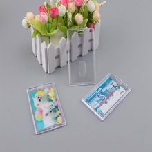 School card holder transparent rigid acrylic busУƿ1