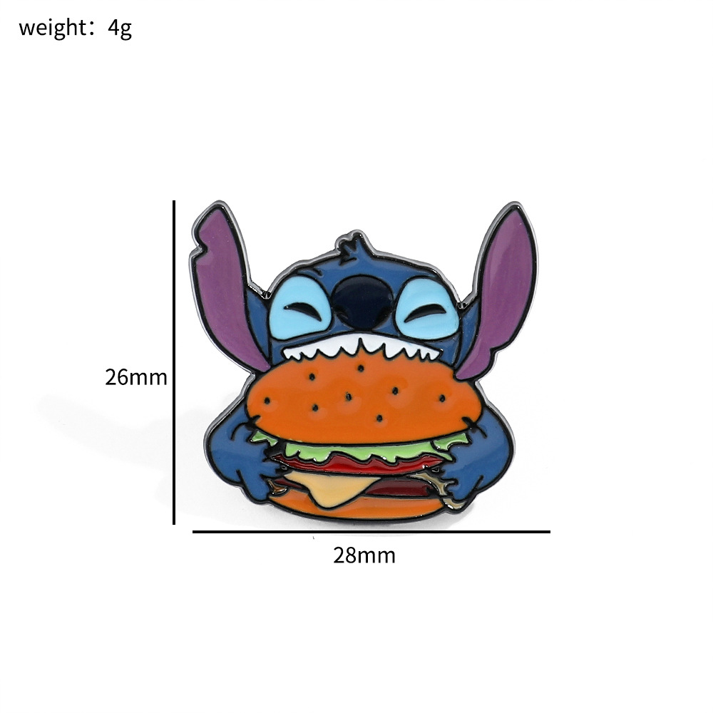 Personalidad creativa de dibujos animados broche de puntada de dibujos animados de Europa y América estrella de insignia de metal de dibujos animados bebé PIN al por mayor