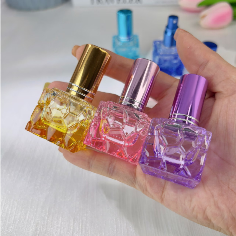 Colorful Perfume Bottle 10ml Screw-Top Perfume Sample Bottle Repl