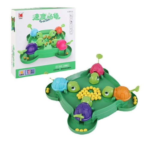 Factory Direct Sale Children's Turtle Snack Grabbing Hungry Game Parent-Child Interactive Turtle Eating Beans Tabletop Brain Teaser Leisure Toy