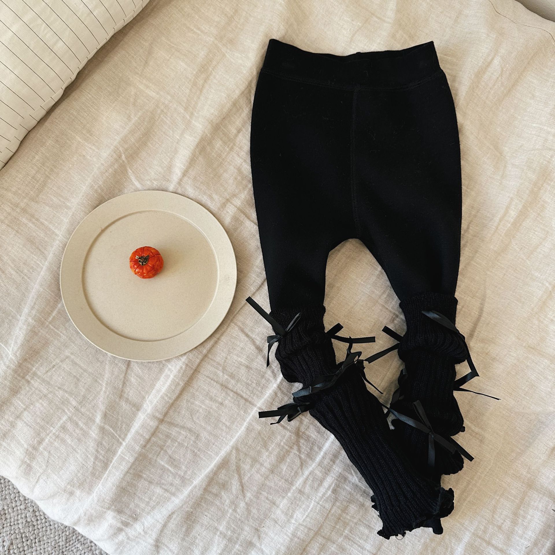 Liquidación: Leggings de invierno para niñas con forro polar integrado, calcetines para niños, medias para niñas, pantalones para bebés.