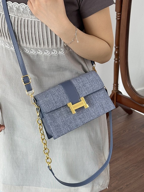 Transfronterizos nuevos bolsos de moda retro al por mayor, mujeres de textura superior, cadenas de calle, bolsos de hombro