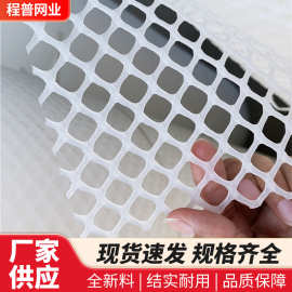 塑料网阳台防护网封窗防猫网围栏养殖育雏垫底漏粪网加厚塑料平网