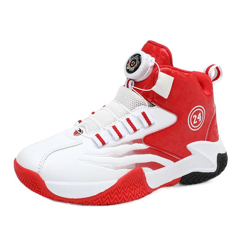 Zapatos deportivos para niños 2025 otoño nuevos estudiantes de cuero impermeable zapatos de baloncesto para niños zapatos de carrera para adolescentes