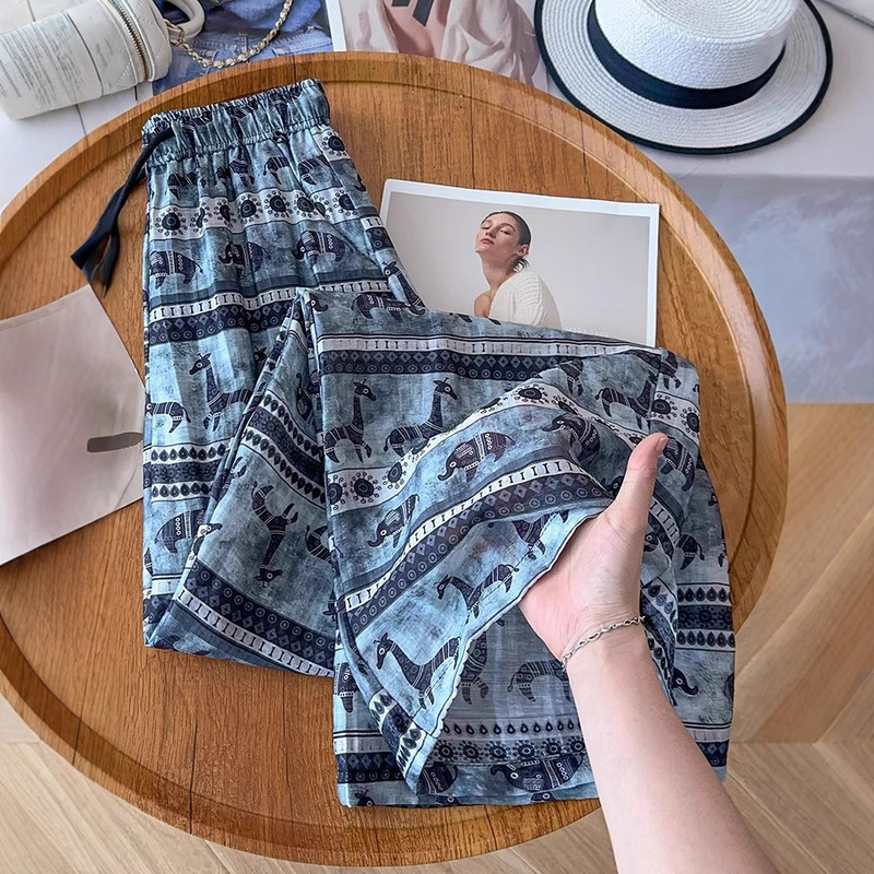 Tencel Linen Printed Wide-Leg Pants for Women, Summer Thin Style, 2026 New Model, Drapey Cool Pants, Sun-Protective Cotton-Linen Straight-Leg Pants Tencel Linen Printed Wide-Leg Pants for Women, Summer Thin Style, 2026 New Model, Drapey Cool Pants, Sun-Protective Cotton-Linen Straight-Leg Pants