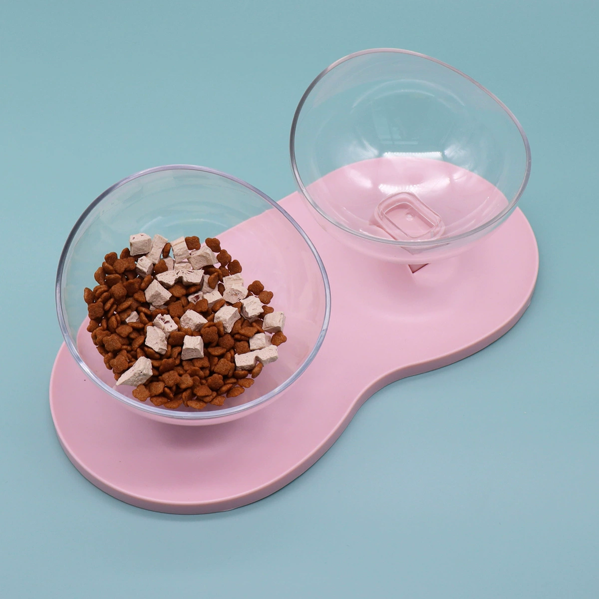 Кормушка для домашних животных Кошка пьет воду Кошка миска с водой один регулируемый высокий кот миска для домашних животных Двойная миска для собак