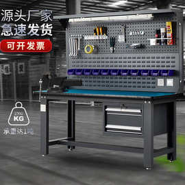 防静电工作台流水线工业维修操作台带抽屉检验桌重型钳工工作台