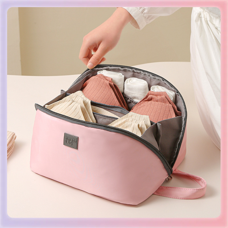✅Underwear Storage Bag Portable Large Capacity Waterproof Underwear Tackling Bag for Luggage Compartment Travel Storage