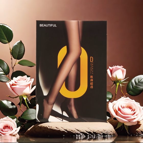 Ultra-thin Stockings Packaging Box Invisible Stockings Black Silk Pantyhose Carton Box Summer Pantyhose Hanging Holes Carton Box
