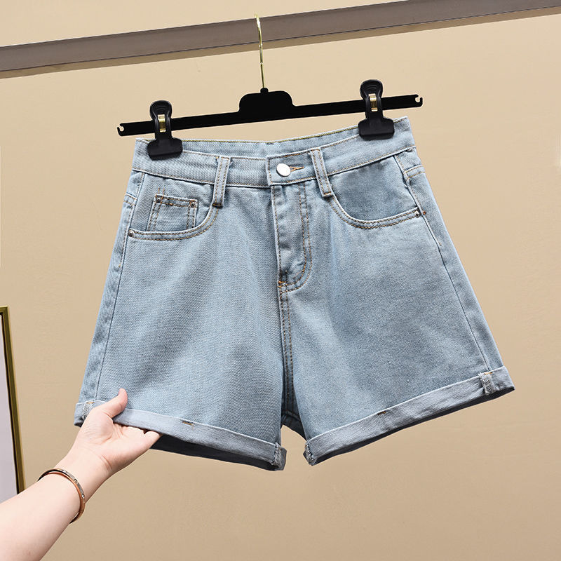 608 High Waist Denim Shorts Women's 2022 Summer New High Waist Roll-up Loose All-match Slimming a-word Korean Fashion 608 High Waist Denim Shorts Women's 2022 Summer New High Waist Roll-up Loose All-match Slimming a-word Korean Fashion