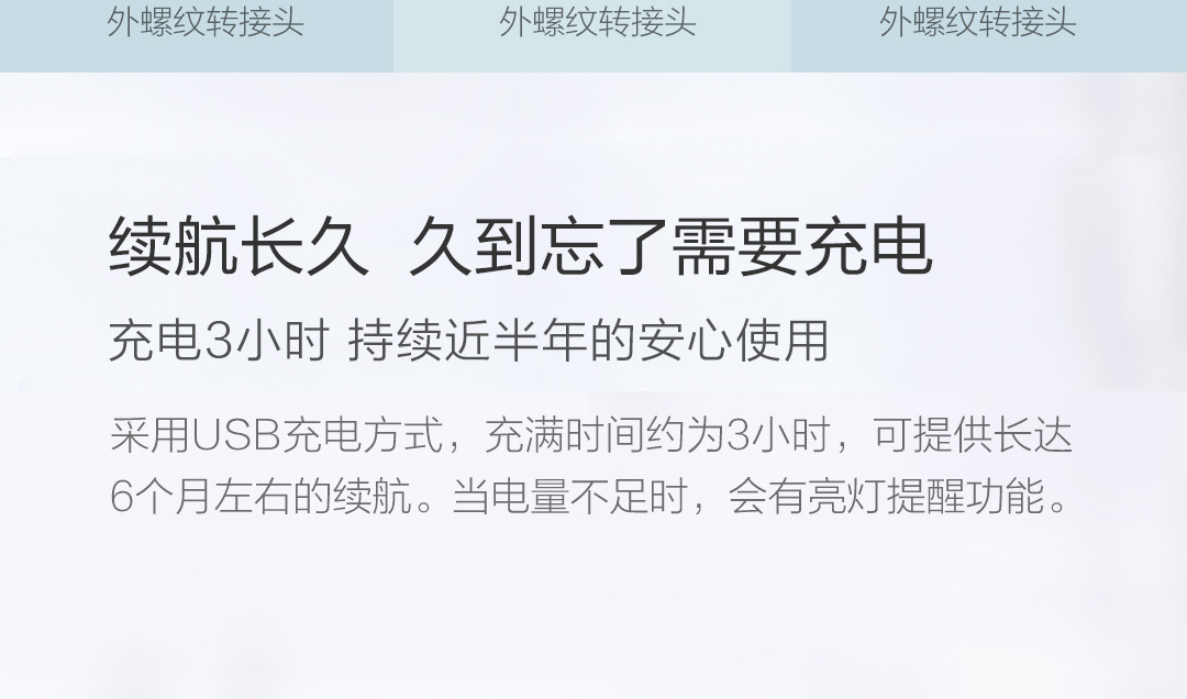 Xiaoda Sensor Water-Saving Device for Kitchen and Bathroom, Smart Charging Aerated Water Valve, Splash-Proof Infrared Faucet