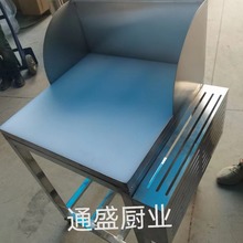 跨境剁骨台不锈钢剁肉台砍骨架子砍肉切肉架带砧板猪肉分割台剁肉
