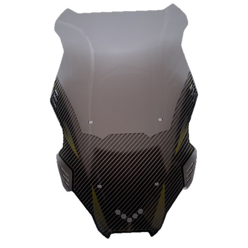 ホンダadv150改造専用フロントガラスadv160ガイドカバーのフロントミラーと高風防を適用します。|undefined