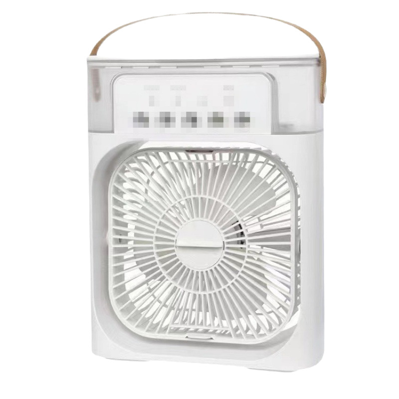 Nuevo Ventilador Eléctrico de Cinco Orificios con Pulverizador, Ventilador USB Pequeño, Ventilador con Pulverizador Tres en Uno, Iluminación Multifunción, Venta al por Mayor