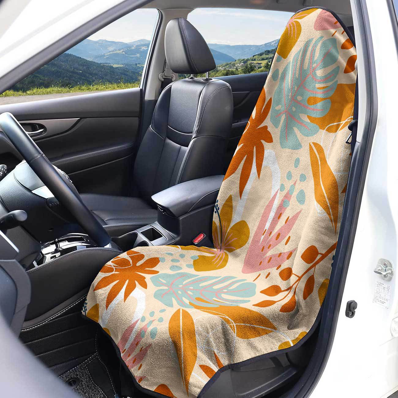 Car seat towel cover, front seat protector, suitable for gym and exercise, universal for all seasons, car use 123