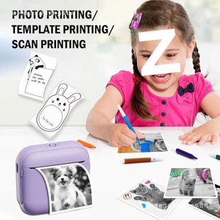 (Cross-border trading), handheld small pocket printer, bluetooth