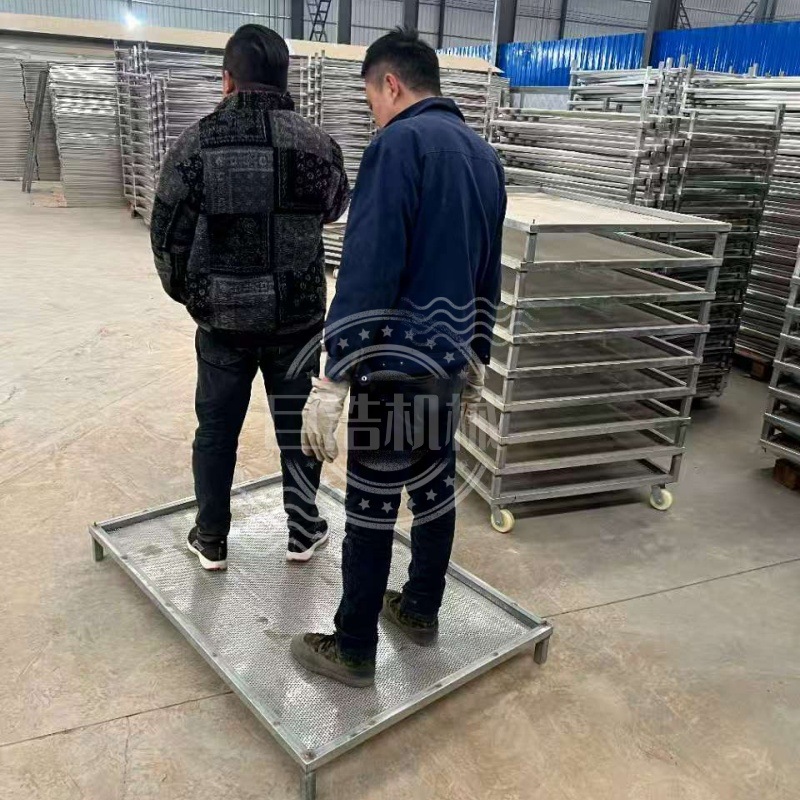 烘箱烘盘食品级叠加式烘干车药材菌类沥水晾晒网盘 201不锈钢托盘