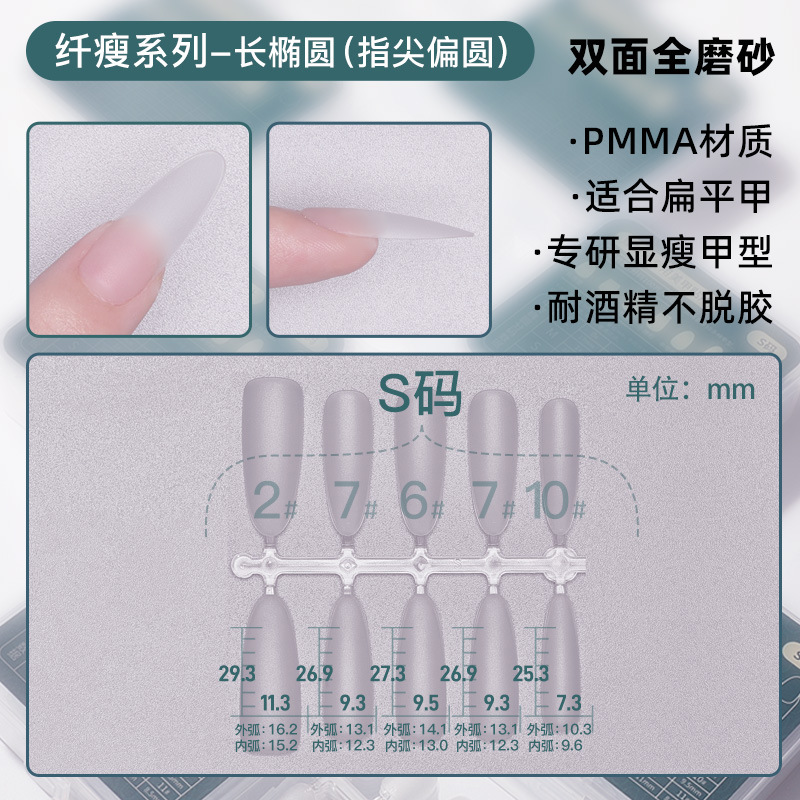 Caja de uñas transparente de alta gama caja de almacenamiento de uñas caja de embalaje caja de uñas de desgaste caja de exhibición de uñas de desgaste hecho a mano al por mayor