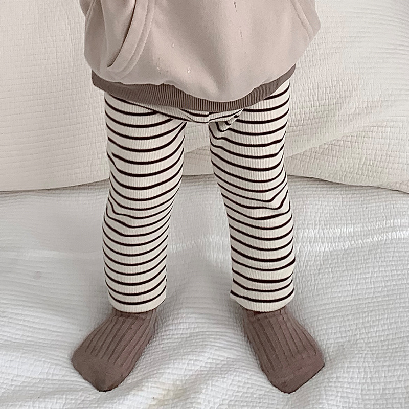 Traje para niños, ropa de otoño, ropa infantil de estilo coreano, sudadera con cuello y cremallera para bebé, conjunto de dos piezas con leggings, ropa de otoño para bebé image 8