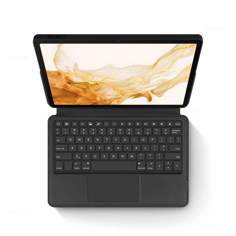 Applicable to Samsung Tab S8 keyboard protective cover S8 + tablet Ultra Bluetooth keyboard leather cover S7 shell