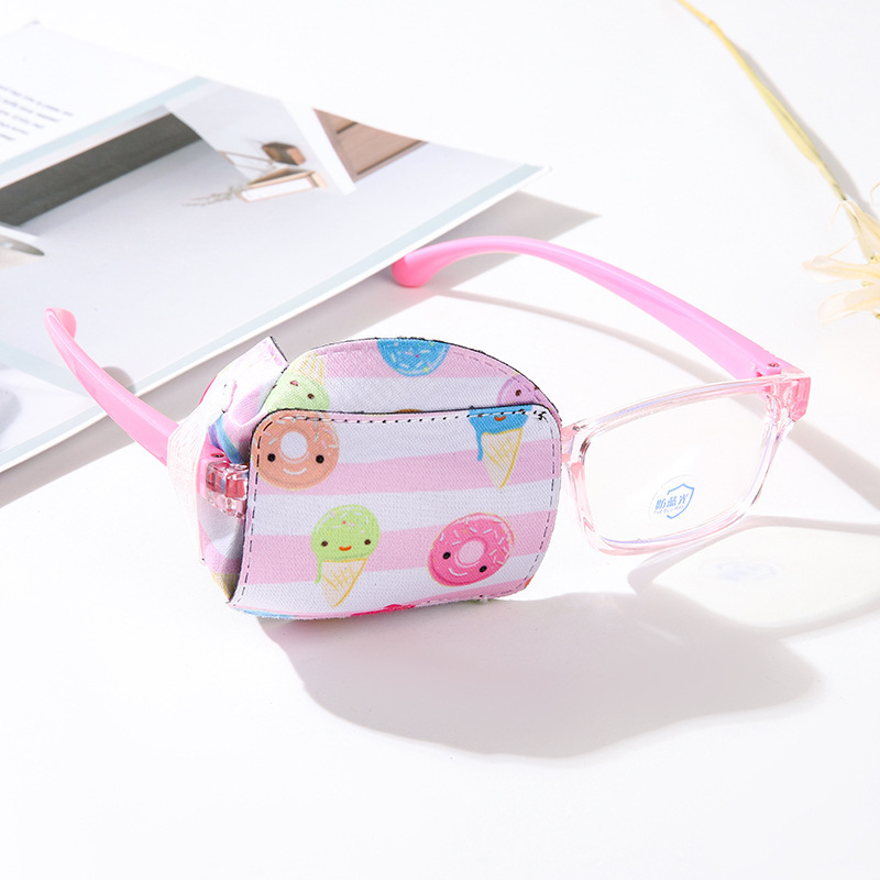 子供用弱視アイマスク、単眼視力トレーニングアイパッチ、遮光斜視メガネマスク、立体フルカバー、夏用軽量|undefined