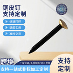 新品铜皮钉55号中碳钢多种规格钢钉不易腐蚀建筑家居常用铜皮钉