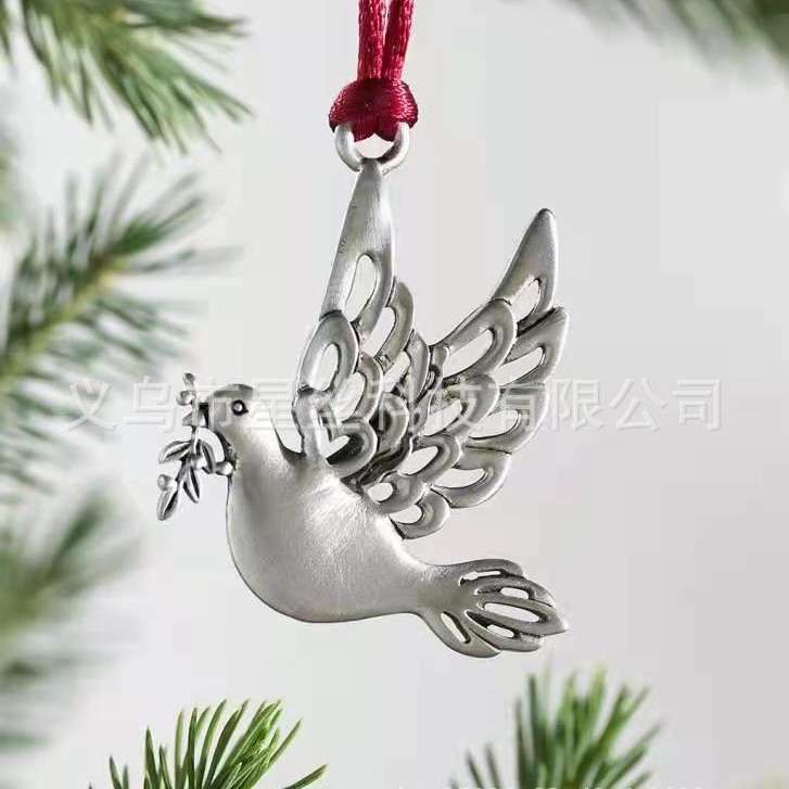 Cross-Border Nuevo Hogar Decoraciones decoraciones de Navidad colgante de metal muñeco de nieve colgante decoraciones de Navidad desgaste del hogar