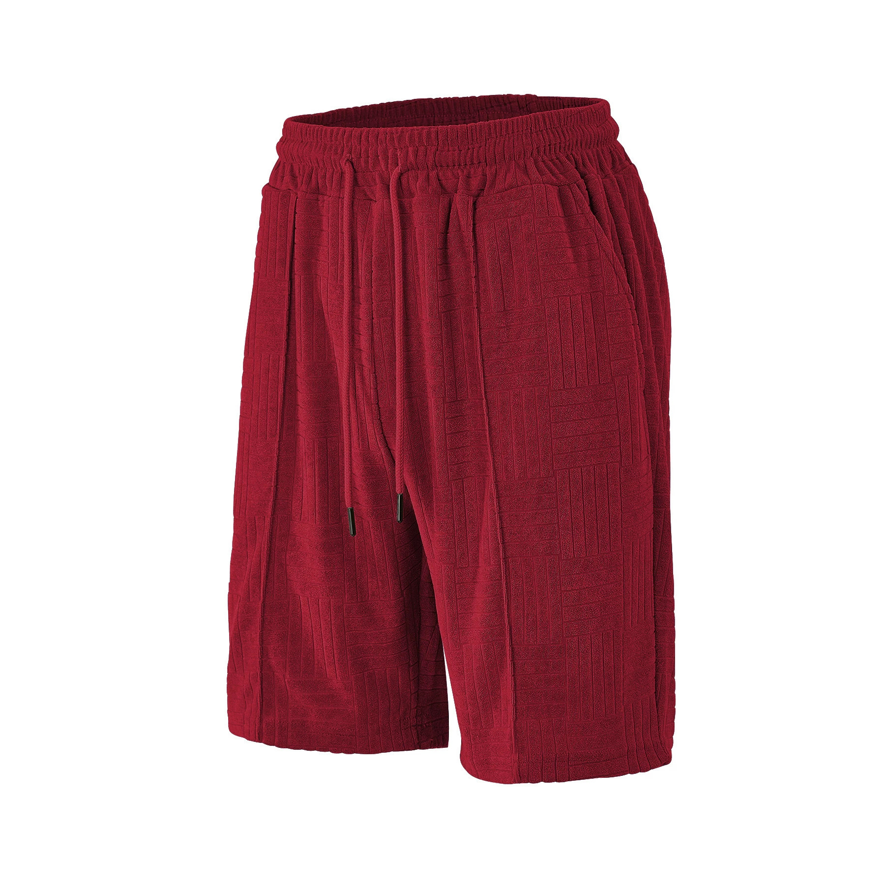 Ropa de hombre transfronteriza europea y americana TK de moda de verano deportivo relajado toallas transpirables Jacquard pantalones de hombre