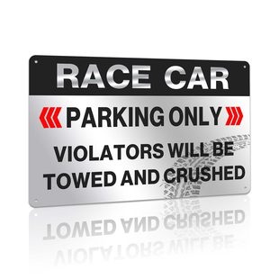 Cool creative garage garage car theme decoration metal tin painting funny warning sign