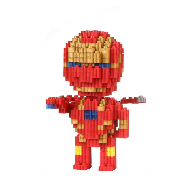 Mini Block Minifigure Set, compatible with Lego, assorted bear characters — birthday gift for boys