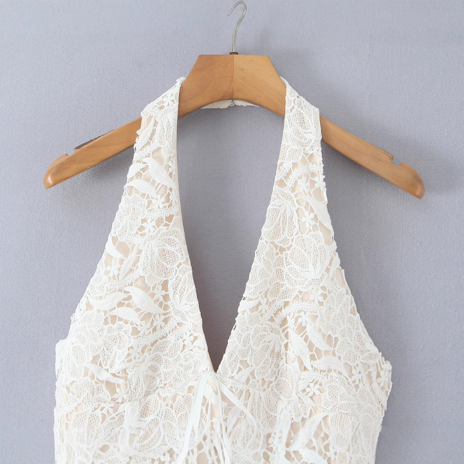 Retro lace summer design elegant dress
