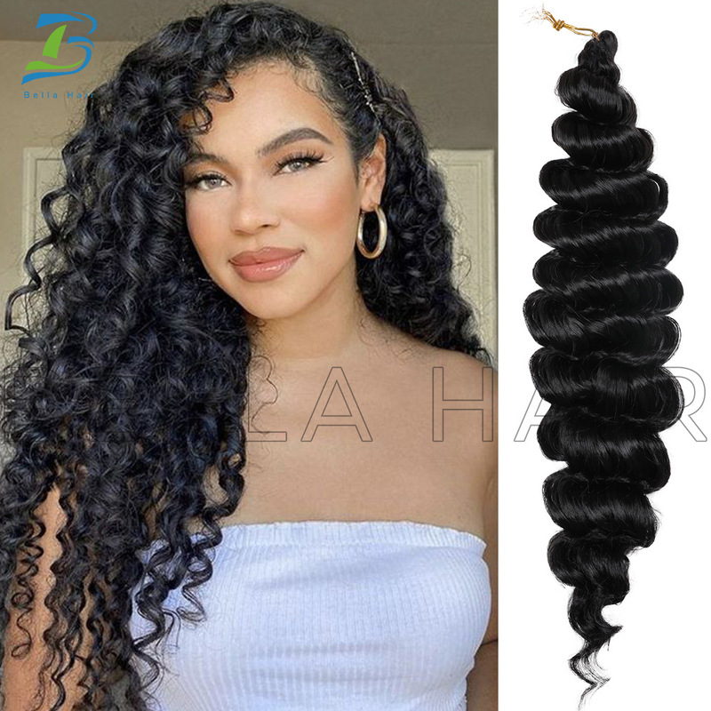 European and American Cross-Border Wigs, Tiktok Hot-Selling Women's Long Curly Hair, High-Temperature Fiber African Curls, Spiral Curls, 18inch Crochet Hair European and American Cross-Border Wigs, Tiktok Hot-Selling Women's Long Curly Hair, High-Temperature Fiber African Curls, Spiral Curls, 18inch Crochet Hair