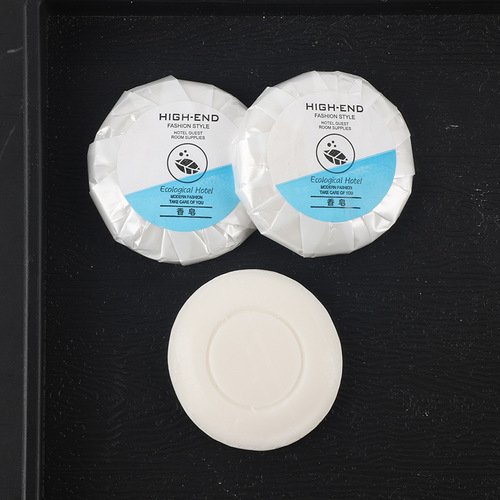 Factory direct supply brand hotel soap wholesale, one-time hotel soap, boutique inn small round soap wholesale