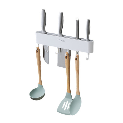 Wall-mounted knife holder knife holder kitchen storage supplies punch-free kitchen knife holder storage rack household knife storage rack
